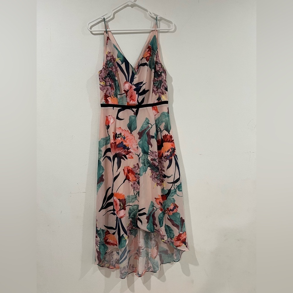 COOPER ST Floral V-Neck Sleeveless Dress 6 NWOT